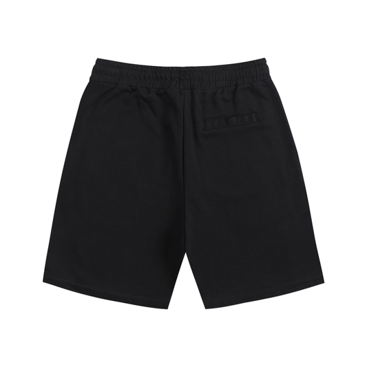 Black And White Cotton Shorts