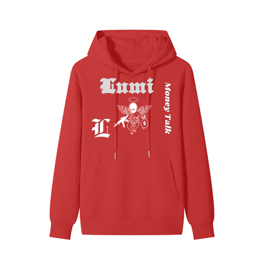 Red Lumi Cotton Hoodie
