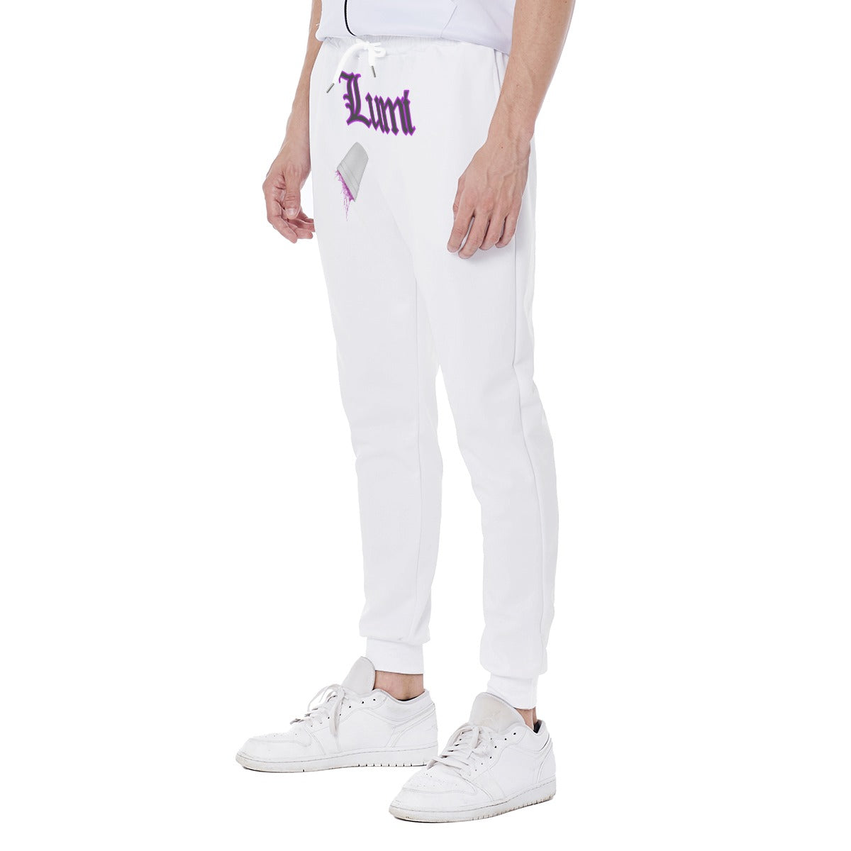 Purple Drank White Sweatpants