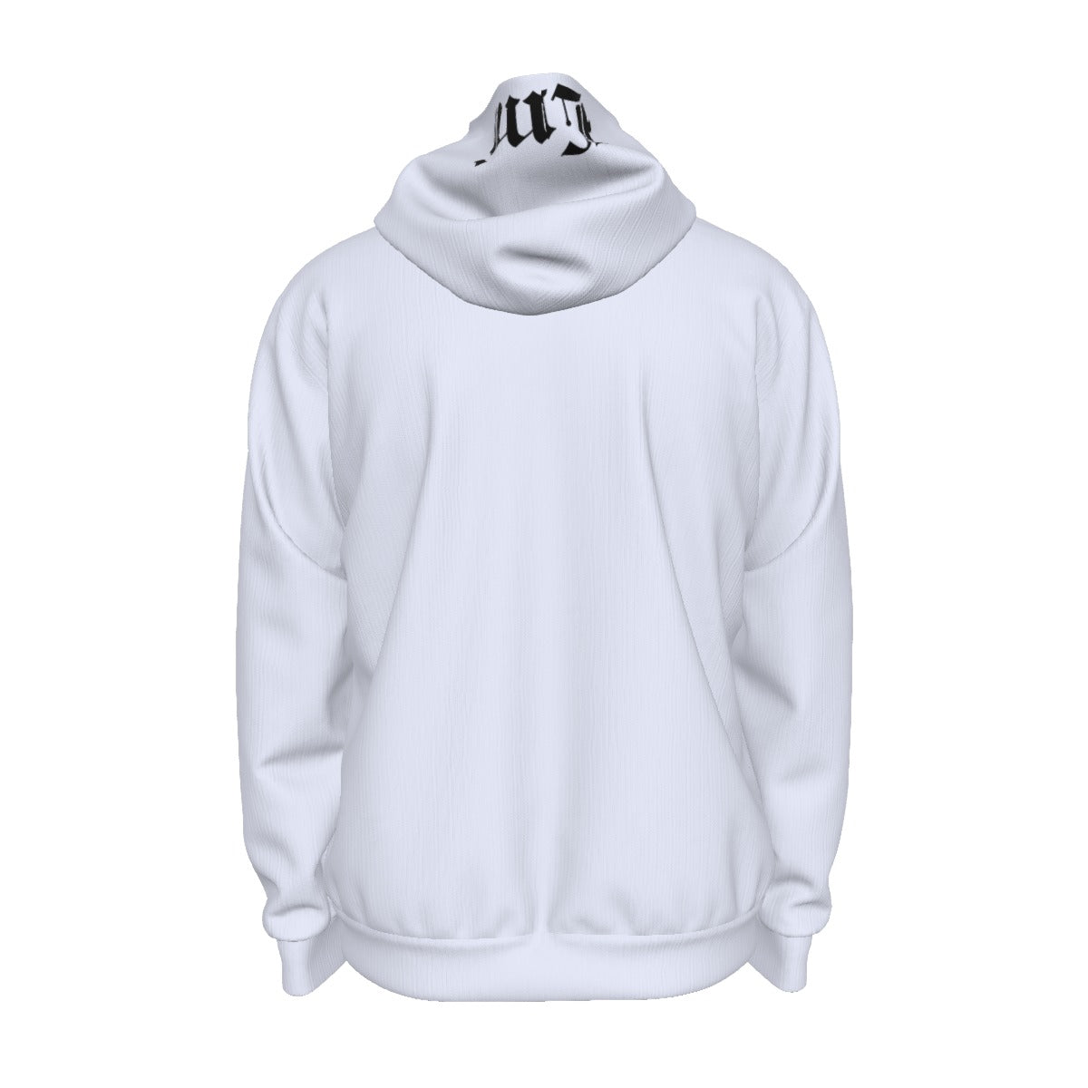 All-Over Print Unisex Zipper Hoodie With Black Lining