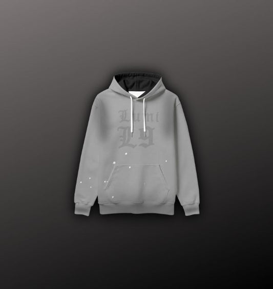 Gray Pull Over Hoodie