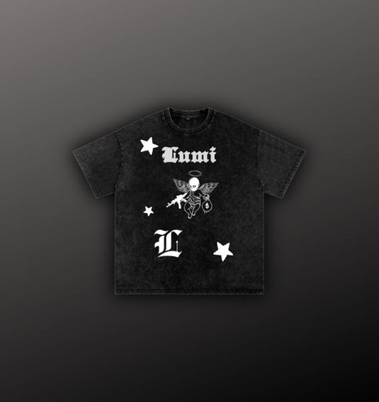 Black Lumi Cotton T-Shirt
