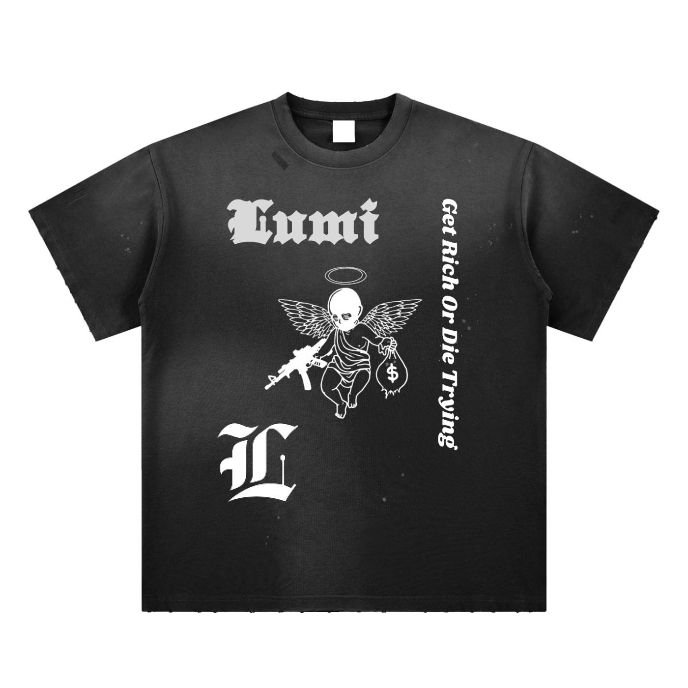 Sunfade Paint Splatter T-Shirt