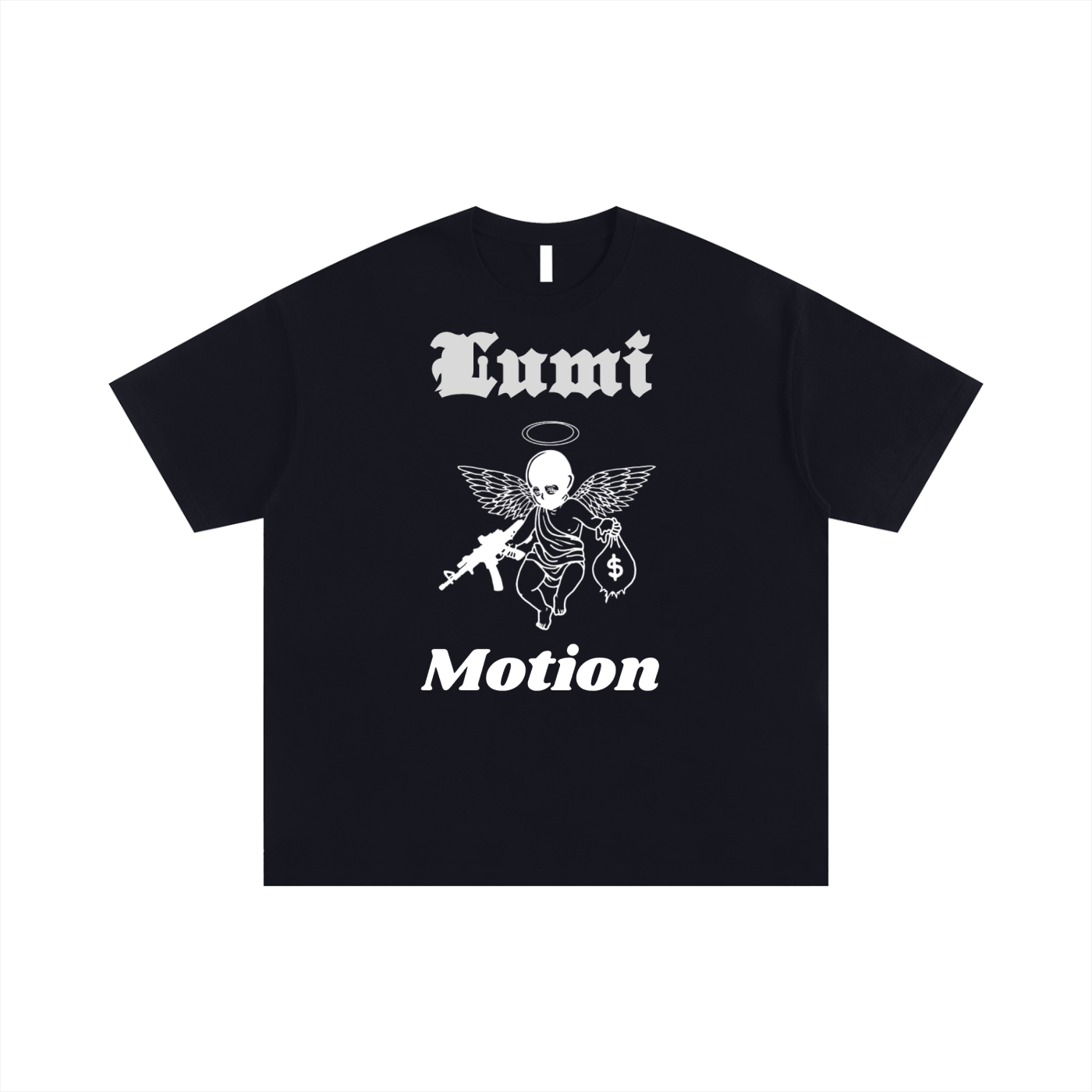 Black Lumi Cotton T-Shirt